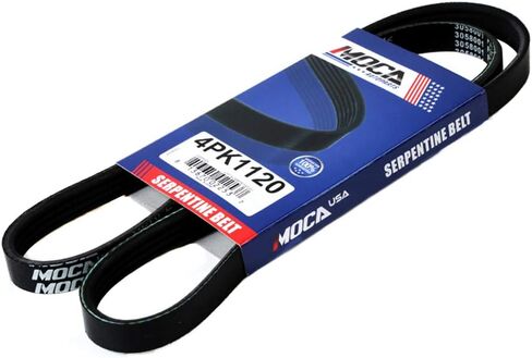 MOCA 4PK1120 6PK1165 Serpentine Belts Fit 2002-2004 for Honda Odyssey 5-Door 3.5L 3474CC V6 Gas SOHC Naturally Aspirated in Kuwait