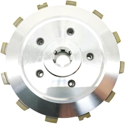 Clutch Plate Assembly Compatible with DR125 GS125 GN125 EN125 HJ125K A Models Includes Friction Pressure Plate in Kuwait