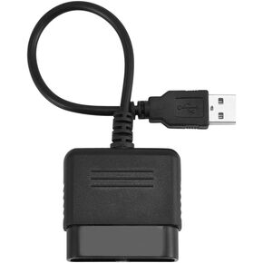 Controller Adapter, PS2 to PS3 Controller Adapter for Sony Playstation2 PS2 Controller to USB Adapter Converter for PS3 & Windows PC