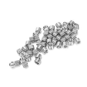 Pack of 50 Helicoils, Stainless Steel Wire Thread Repair Insert Assortment Thread Inserts US Standard 10‑24x1.5D Thread Repair Tool