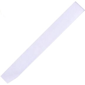 4 Pack White Blank (Plain) Satin Sash Party Accessory for Party,Wedding Decorations and DIY - Design Your Own Sash (White)