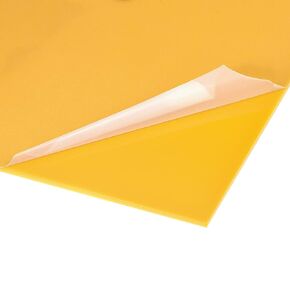 uxcell Yellow Cast Acrylic Sheet,4" x 8",1.8mm Thick,Plastic Acrylic Board for Signs Display Projects,Craft(10x20cm)