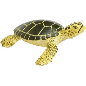 Safari Ltd. Green Sea Turtle Baby Figurine - Realistic 2.38" Model Figure - Educational Toy for Boys, Girls, and Kids Ages 1+