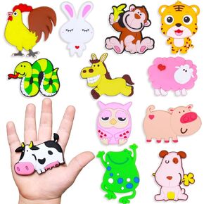 Fridge Magnets for Toddlers 3+ - Refrigerator Magnet for Kids - Kids Magnets Educational Toys - Learning Magnets for Babies, Cute Animal Cartoon Decoration Magnet