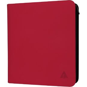 مجلد بطاقات التداول من رايفول، 9 جيوب تناسب 1116 بطاقة - حامل بطاقات معدني على شكل حرف D مع 62 صفحة سوداء مزدوجة الجوانب، ألبوم جامعي التحميل الجانبي - أسود in Kuwait