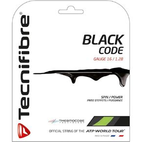 Tecnifibre Black Code (Lime) Tennis String Set (16-1.28mm)