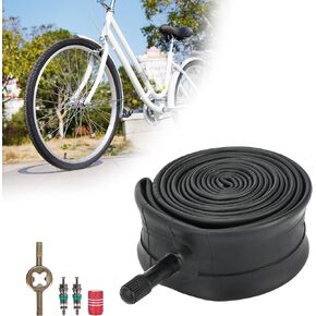 RUTU 26" Bike Tube 26x1.0/1.125/1.375/1.50/1.75/2.50/3.0/3.5/4.0 Bike Tube with Installation Accessorie 26" Bicycle Tube