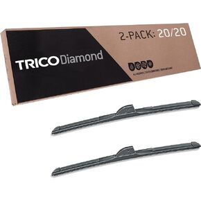 TRICO Diamond™ (25-2020) 20 Inch & 20 Inch pack of 2 High Performance Automotive Replacement Windshield Wiper Blades For My Car Premium All Weather Beam Blade for Select Vehicle Models