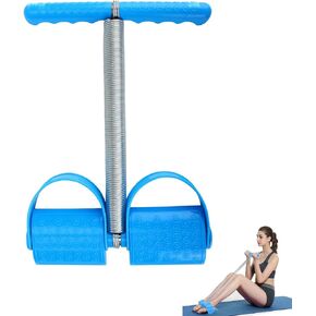 Get a Full-Body Workout at Home with The Pedal Puller Sit Up Exercise Equipment - Single Spring, Pedal Resistance Band with Handle for Arm, Abdominal, and Leg Exercise - Perfect for Your Home Gym