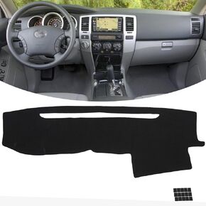KEYOOG Dashboard Cover Dash Mat Fit for to-yota 4Runner 2009-2003 (for Left Hand Drive),Car Dash Board Mat Anti-Glare Carpet,Non-Slip Pad Sunshield Protector (Black)