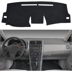 SPEEDWOW Dashboard Dash Board Cover Mat Carpet Compatible with Toyota Corolla 2009-2011