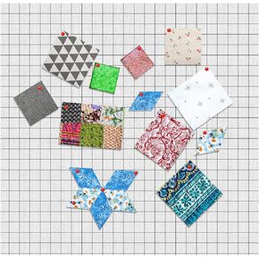 CroBlissful Quilt Design Wall 72 x 60 Inch Design Board for Quilting Sewing Quilt Wall for Quilters Quilting Block Projects Fabric Supplies Holding Craft Display