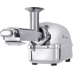 AG-8500 Stainless Steel Premium Cold Press Slow Juicing Machine, SUS-316 Surgical Grade, Anti-Jamming Auto-Reverse Function, 3HP, 82RPM