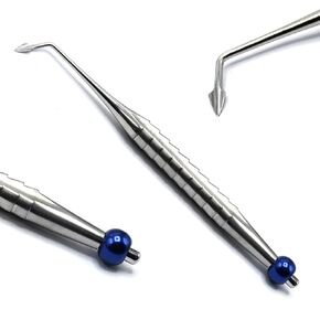 New Sharpened Spade Root Proximator Left Angled PDL Dental Elevator Stainless Steel Polish Instruments ELV-05