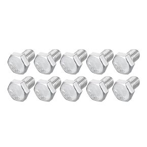 Hex Bolts (M5-0.8x50mm) 30Pcs, 304 Stainless Steel Coarse Fully Threaded Hex Head Screw Bolt Machine Screws - for Furniture Repair, Silver