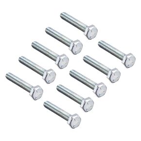 uxcell Hex Head Screw Bolts Carbon Steel 1/4"-20x1-1/2" Fastener Grade 5 UNC 10pcs