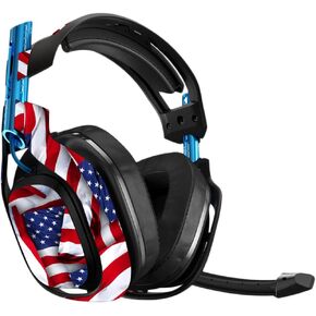 MightySkins Skin Compatible with Astro A50 3rd Generation Gaming Headset - Patriot Protective, Durable, and Unique Vinyl Decal wrap Cover Easy to Apply, Remove, and Change Styles Made in The USA