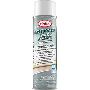 Claire Manufacturing Baseboard Cleaner & Wax Stripper, 20 oz. can, 1 Count