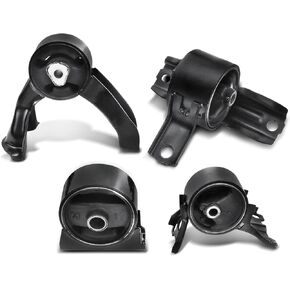 A-Premium Engine Motor Mount and Transmission Mount Set of 4 Compatible with Jeep Compass 2007-2017 & Dodge Caliber 2007-2012, Automatic Transmission, Replace# 5105499AD, 5105494AD