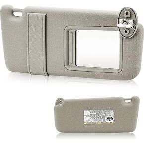 Youxmoto Sun Visor for Toyota Venza 2009 2010 2011 2012 2013 2014 2015 2016 with Sunroof, Left Driver and Right Passenger Side, Beige Replaces # 74320-0T021-B1