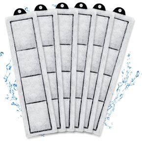 driamor 12 Pack RF-S Filter Cartridges for Top Fin Retreat RF-S Filter, Aquarium Filter Cartridges Refill for Desktop Aquariums with Small Retreat Filters