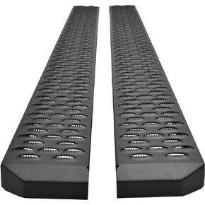 Westin 27-74725 Textured Black Grate Steps Running Boards Textured Black Running Boards 75 inches