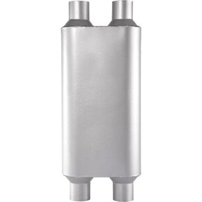 Universal 80Series Mufflers,3 inch inlet/3 inch outlet，3 Chamber Performance Automotive Muffler Exhaust FH30D30