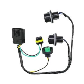 2PCS Headlight Wiring Harness, Headlight Wire Harness,Compatible with Chevy Silverado 1500 2500HD 3500HD 2008 2009 2010 2011 2012 2013 2014,15841609 25962806 645-745 645745 645 745