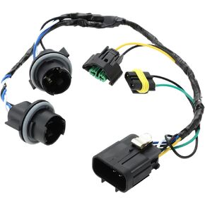 Headlight Wiring Harness Compatible with 2007-2014 Chevy Silverado 1500 2500HD 3500HD 2007 2013 Silverado 3500 Front Lamp Socket Wire Headlamp Harness Replace 15841609 25962806 645-745