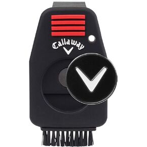 Callaway Golf CNC Combo Groove Performance Cleaner Tool & Ball Marker,Black