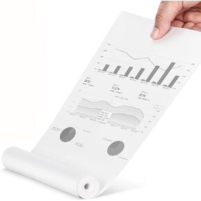 Thermal Printer Paper 8.5''x11'' US Letter Size,4 Rolls, Quick-Dry Thermal Paper, Compatible with A4 MT810 M832 Portable Thermal Printer