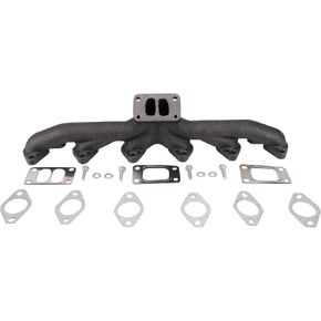 TRQ Exhaust Manifold Compatible with 1999-2002 Dodge Ram 2500 Ram 3500