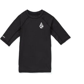 Volcom Boys' Lido Solid Lycra Short Sleeve Rashguard 50+ Uv Protection