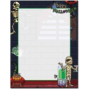 Deadman's Party Halloween Letterhead Laser & Inkjet Printer Paper (25 Pack)