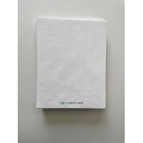 أوراق Tyvek للطابعات النافثة للحبر مقاس 8.5 بوصة × 11 بوصة - 25 ورقة/عبوة