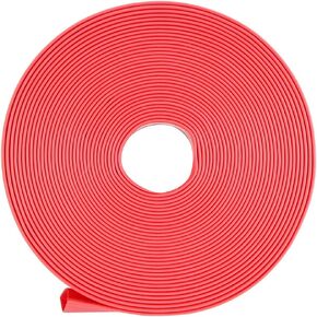 uxcell Heat Shrink Tubing 12mm(1/2") Dia 19mm Flat Width 2:1 Heat Shrink Wrap Cable Sleeve Heat shrink Tube 5m Red