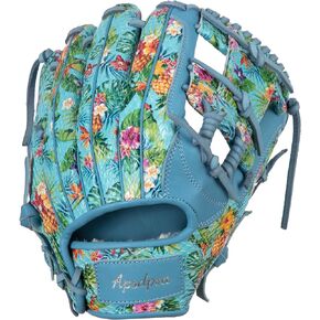 Baseball Gloves,100% American Premium KIP, Hawaiian Softball Glove Mitt for Mens Adults Women Youth Girl Boys Infielder Outfielder,9.5''10''11''12''12.5''13''14'', Right Hands Throw