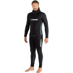 Cressi 2 Piece 8mm Full Wetsuit for Use in Cold Waters- Watertight and High Thermal for Full Comfort- Fisterra: Designed in Italy