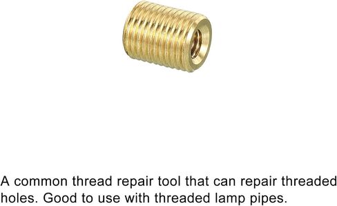 PATIKIL M10 to M5 Fine Thread Adapter Reducer Thread Reducing Nuts Insert, 5 Pack 12mm Threaded Hollow Tube Adapter Brass Coupler Connector Pipe Fitting in Saudi Arabia