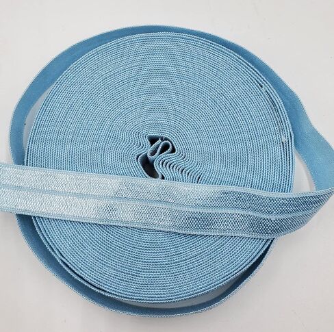 10 Yards Fold Over Elastic Stretch, Braided Elastic Ribbon for Hair Ties Headbands, Available in Various of Colours (Beige, 5/8in) in Saudi Arabia