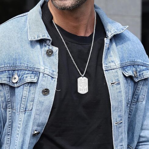 زودياك علامة الكلب علامة قلادة للرجال الأولاد، الفولاذ المقاوم للصدأ ابراج علم التنجيم سلسلة بدلاية هدايا عيد ميلاد مجوهرات 24 بوصة in Kuwait