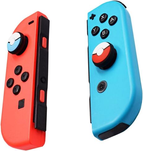 Thumb Grip Caps for Switch Joycon, Soft Silicone Joystick Cover Compatible with Nintendo Switch/OLED/Switch Lite, Analog Stick Grips Button Covers for Switch in Saudi Arabia
