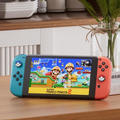 Thumb Grip Caps for Switch Joycon, Soft Silicone Joystick Cover Compatible with Nintendo Switch/OLED/Switch Lite, Analog Stick Grips Button Covers for Switch in Saudi Arabia