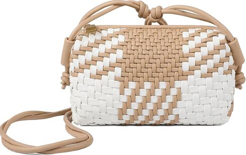 Woven Crossbody bags for women,Small Super cute bag Cell Phone Crossbody Bags Ultra Soft Shoulder Slouchy Handbags in Kuwait