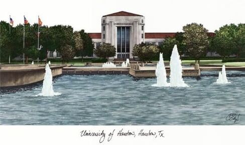 صور الحرم الجامعي NCAA Houston Cougars للجنسين إطار أسود دبلوم مانهاتن مع طباعة حجرية إضافية، أسود، مقاس واحد in Saudi Arabia