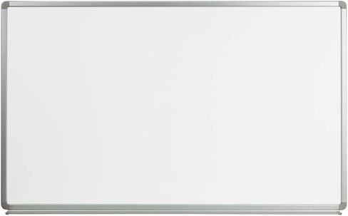 Flash Furniture Cardim 5' W x 3' H Magnetic Marker Board with Galvanized Steel Backing and Marker Tray in Kuwait