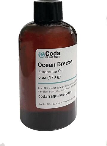 زيت عطر نسيم المحيط | من عطر كودا | للشموع والصابون والمزيد (1 أونصة) in Kuwait