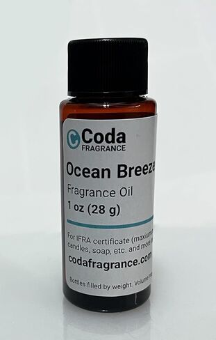 زيت عطر نسيم المحيط | من عطر كودا | للشموع والصابون والمزيد (1 أونصة) in Kuwait