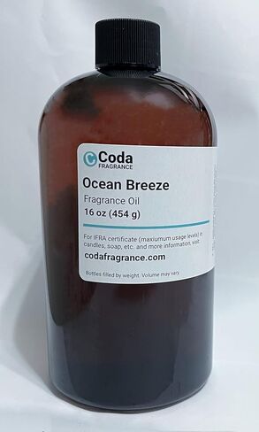 زيت عطر نسيم المحيط | من عطر كودا | للشموع والصابون والمزيد (1 أونصة) in Kuwait