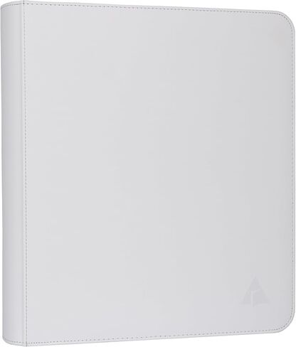 مجلد بطاقات التداول من رايفول، 9 جيوب تناسب 1116 بطاقة - حامل بطاقات معدني على شكل حرف D مع 62 صفحة سوداء مزدوجة الجوانب، ألبوم جامعي التحميل الجانبي - أسود in Kuwait